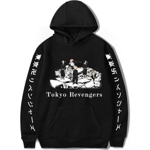 Tokyo Revengers Anime Hoodies Manjiro Sano Graphic Fashion Printed Hoodies for Men leisure pullover Sportswear Clothes Cosplay