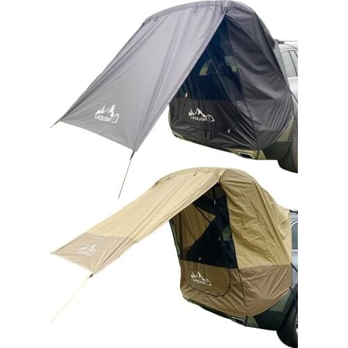 Outdoor Self-driving Tour Barbecue Camping Car Tail Extension Tent Portable Car Trunk Tent Sunshade Rainproof Tour Barbecue