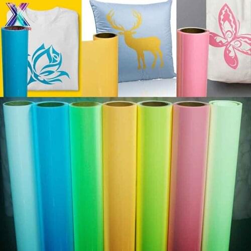 XFX HTV Free Shipping 10*12 In Cricut 8 Sheets Luminous Glow In Dark Heat Transfer Vinyl Heat Press Machine Tshirt Iron on HTV