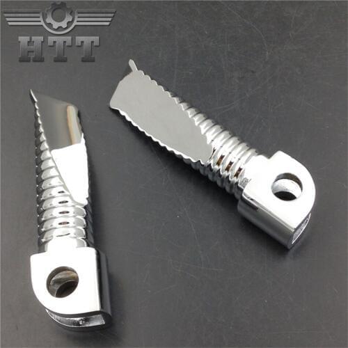 Aftermarket free shipping motorcycle parts foot pegs for Kawasaki ZX-6R 636RR Z750 ZZR 750 ZX-9R Z1000 ZX-10R 12R 14R Chromed