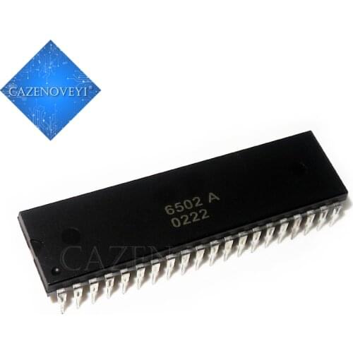 1pcs/lot MOS-6502 MOS6502A MOS6502 DIP-40 In Stock