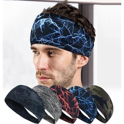 Newest 1PC Absorbent Hair Bands Men and Women Men Sweatband Sweat Headband For Cycling Accessories