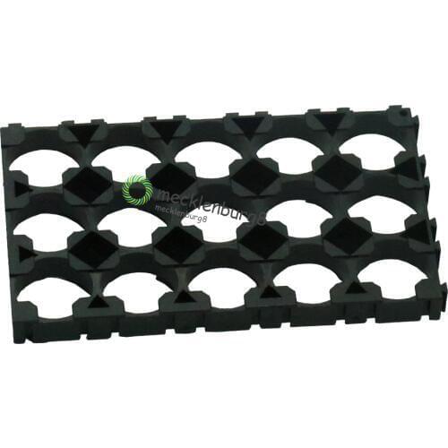 10 pieces. 3x5 Cell 18650 Battery Spacer Emitting Shell Plastic Heat Holder Bracket