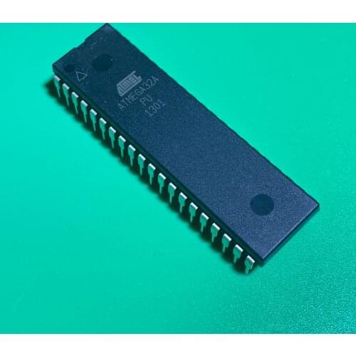 2pcs/lot ATMEGA32A-PU DIP40 ATMEGA32 A-PU 8-bit Microcontroller 32K Flash IC MCU 8BIT 32KB FLASH 40DIP ATMEGA32APU ATMEGA 32A-PU