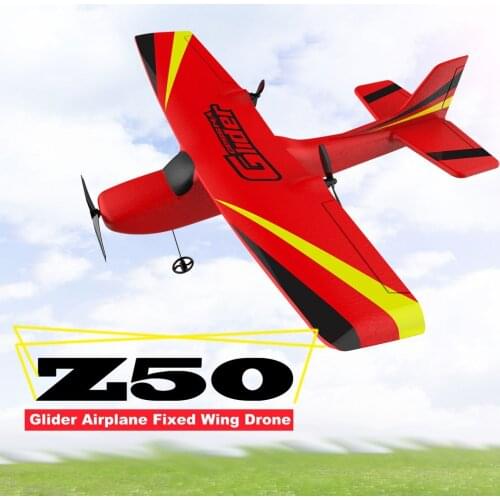 2019 Z50 2.4G 2CH 350mm Micro Wingspan Remote Control RC Glider Airplane Plane Fixed Wing EPP Drone with Built-in Gyro for Kids