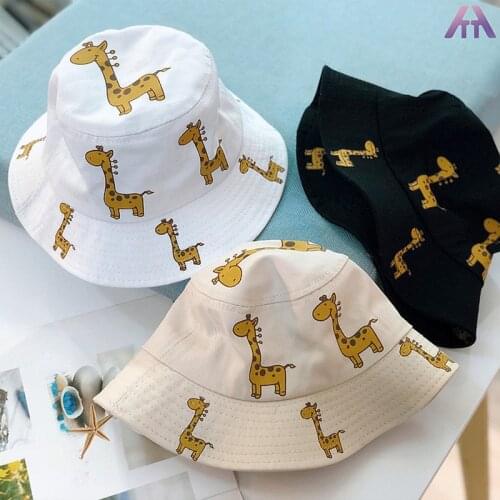 2021 New Summer Kids Hat Printing Cap For Boys Girls Children Sun Caps Cartoon Baby Outdoor Beach Hats For 1-5Years