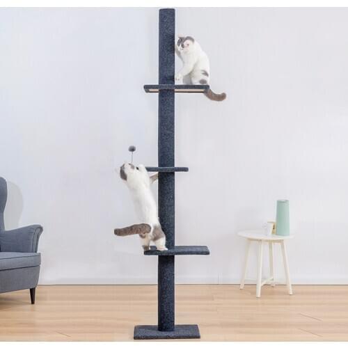 95-113inch Pet Cat Tree Pet Tree for Cats Cat Tower Cat Activity Tree for Kittens Pet House Play