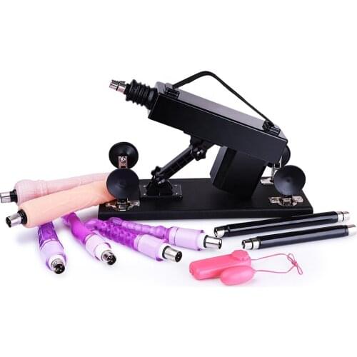 Automatic Machine Gun With Dildo Attachments for Female Sex Machine