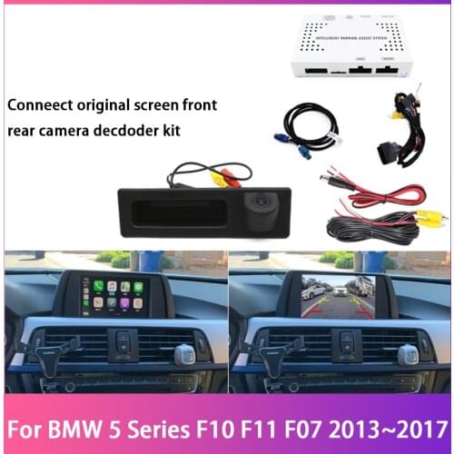 Car Rear View Camera Interface For BMW 5 Series F10 F11 F07 2013 2014 2015 2016 2017 System Reversing Camera Decoder Module