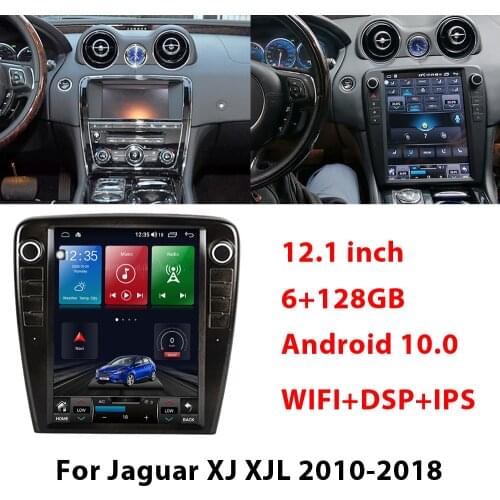 12.1 Inch Android 10.0 Car Multimedia NAVI Radio For Jaguar XJ XJL Video Stereo GPS Navigation MP3 Tesla Head Uint Player