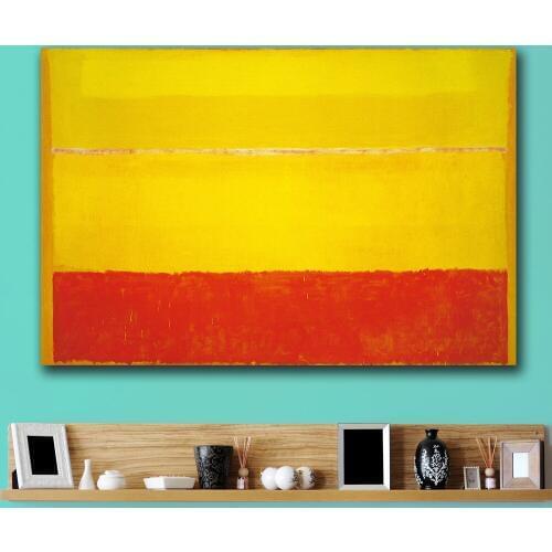 Free Shipping Untitled (5) by Mark Rothko Classical Still Life Oil Painting Living Room Canvas Modern Pictures For Art No Frame