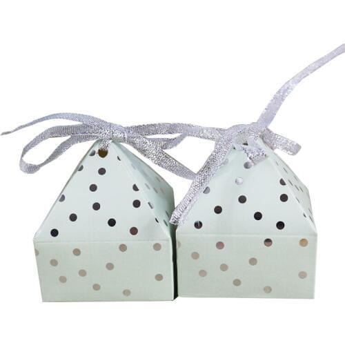 DABONAS Paper Candy Box Gold Foiling Candy Bag Baby Shower Gift Box Birthday Party Decorations Kids Wedding Favors and Gifts