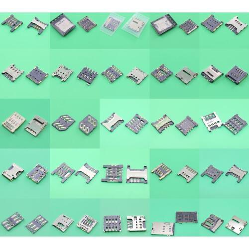 Sim card reader connector holder contact module for Samsung P5200 S5230 for Lenovo A520 S850E For SonyST26 ST26i For LGG3 D85