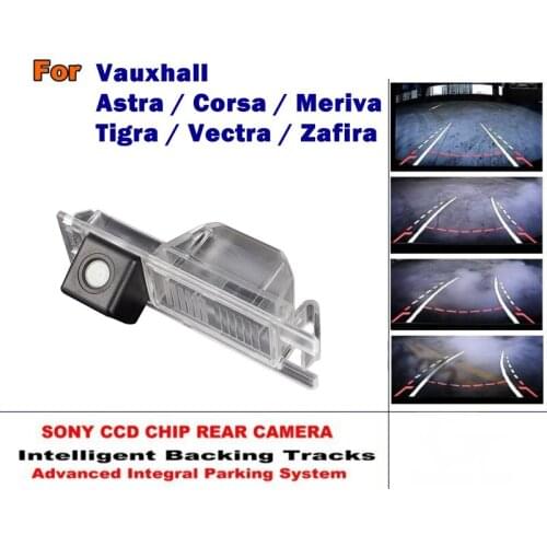 For Vauxhall Astra / Corsa / Meriva / Tigra / Vectra / Zafira Tracks Camera HD CCD Intelligent Dynamic Rear View Camera