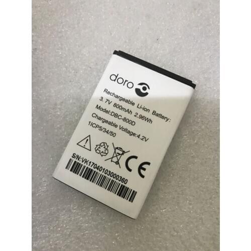 Gelar 3.7V DBC-800A, DBC-800B, DBC-800D, XYP1110007 original battery for Doro 6021, 6030, 6050, 6120, 6121, 6171, PhoneEasy 500