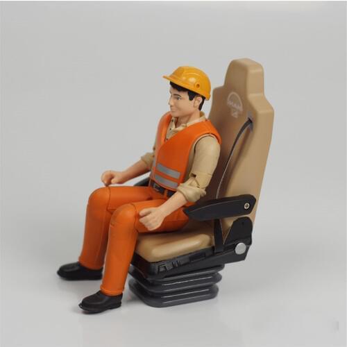 Simulation Drive Seat Interior Seats for 1/14 Tamiya MAN TGX TGS RC Truck Tractor Accessories
