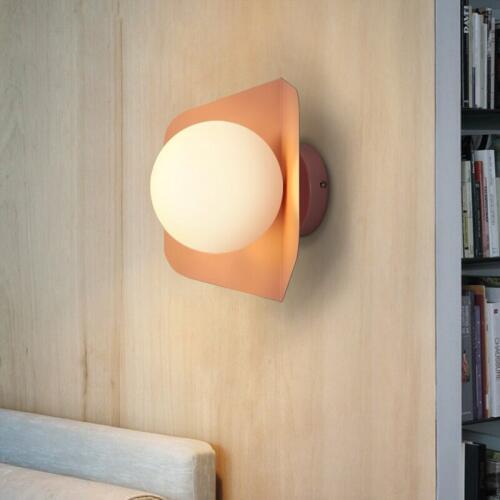 Nordic Creative Modern Simple Corridor Wall Light Bedroom Lamp Macaron Iron Aisle Living Room Cafe Decoration Light Free Shippin