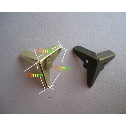 Packing hardware archaize package Angle iron shell gift box package four corners small Angle side length 25mm