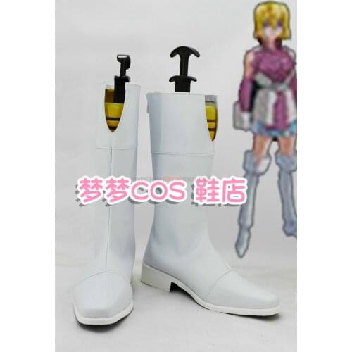 Mobile Suit Zeta Gundam seed Stellar Loussier Anime Characters Shoe Cosplay Shoes Boots Party Costume Prop