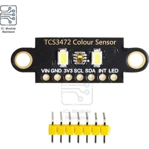 TCS34725 RGB Color Sensor Module IIC I2C Interface Module Development Board Color Recognition Sensor Board For Arduino