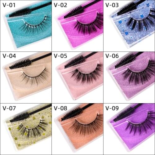 Soft 3D Mink Faux LashesThick Fake Eyelashes Classic False Eyelashes Beauty False Eyelashes Makeup False Eyelash Extension