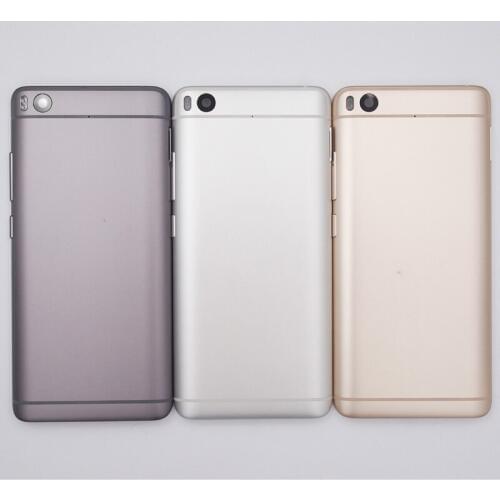 BaanSam New Battery Door Back Cover Housing Case For Xiaomi 5S Mi 5S 5.15 Inch With Power Volume Buttons