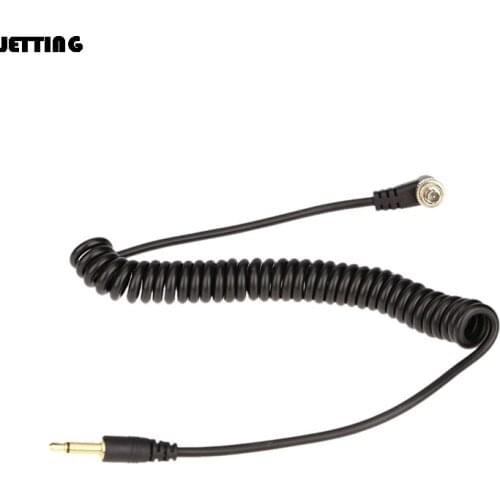 New Camera Flashes Accessories 3.5mm to Male PC Flash Sync Cable Screw Lock for Trigger Studio Light