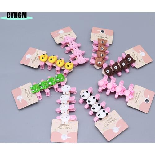 Wholesale korean hair clips for girls hairpins headwear cute spinki do wlosow Barrettes kids Hair Accessories D09-1