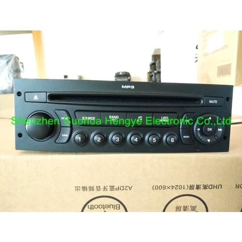 GENUINE RD45 Car Radio with CD USB Bluetooth for Peugeot 207 206 307 308 807 Citroen C2 C3 C4 C5 C8 set VIN code by yourself