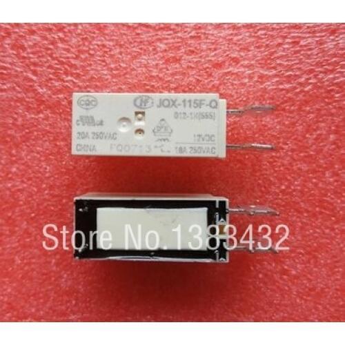 Relay HF115FQ / 0121H 555 a normally open 18A250VAC vertical structure AliExpress