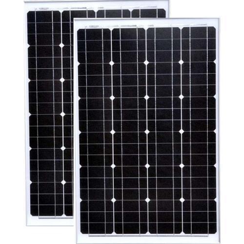 Grade A Caravan Solar Panel 12v 60w 2 PCs Modulos Solares 24 Volt 120 Watt Laptop Solar Charger Battery Car Camping Light LED