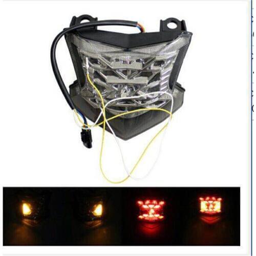 Three Color Lens For Kawasaki Z900 Z 900 2017 2018 LED Tail Light Assembly Moto Brake Turn Signal Lamp Motorcycle Accessories