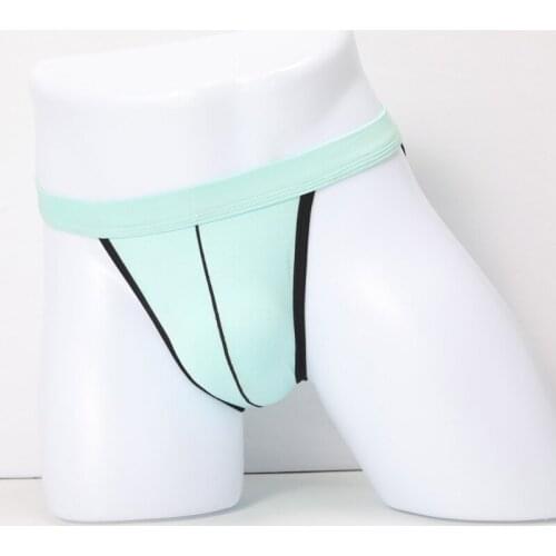 Mens Sexy Underwear Bikini Gay Men Underwear Men Modal Homme Jockstrap Mens Briefs Male Sexy U Convex Panties Hit Colors