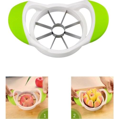 YUJIE Stainless Steel Fruit Apple Pear Easy Cut Slicer Cutter Divider Peeler cut fruit Multi-function Easy Clean