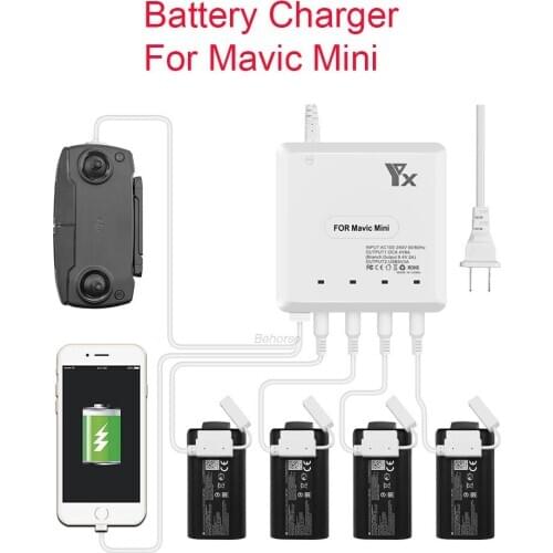 6 in 1 Mavic Mini Battery Charger for DJI Mavic Mini Battery Remote Controller Balance Charger Mavic Mini Accessories