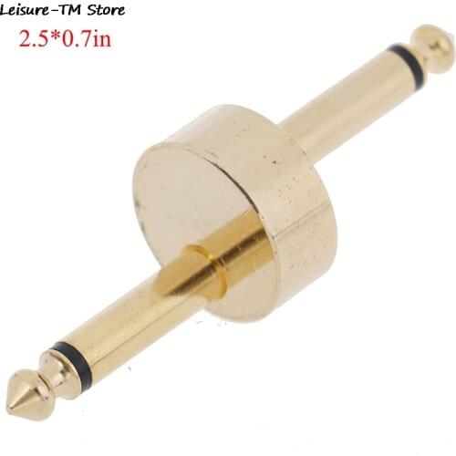 1PC Gold Coulper Jack Interface Cable Adaptor Electric Pedal Board Accessories Z-Type Guitar Effects Pedal Connector