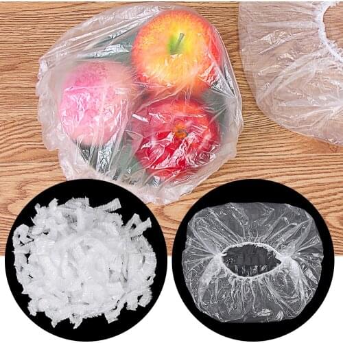 100Pcs Reusable Food Storage Covers for Bowls Elastic Plate Silicone Lid Covers Vacuum Bags For Kitchen Food Fresh Seal Cover