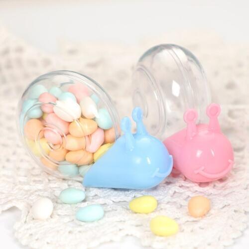 12pcs/lot Plastic creative candy box animal shape snack candy packaging box