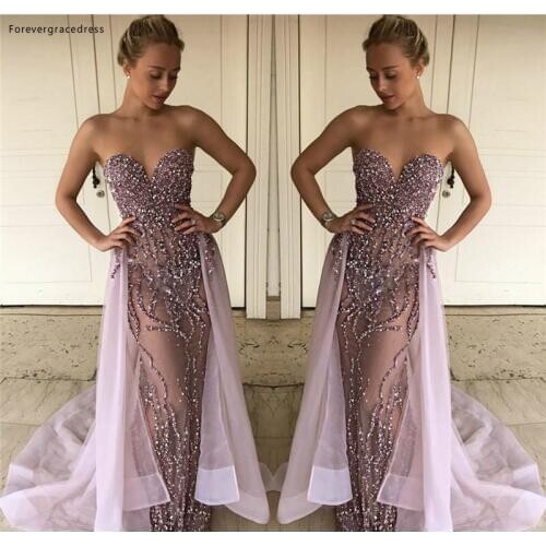 2019 Lalic Luxury Prom Dress Sweetheart Beads Formal Holidays Wear Graduation Evening Party Gown Custom Made Plus Size
