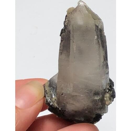 47gNatural wolframite and crystal mineral specimen aura meditation healing teaching stone home decoration collectionn