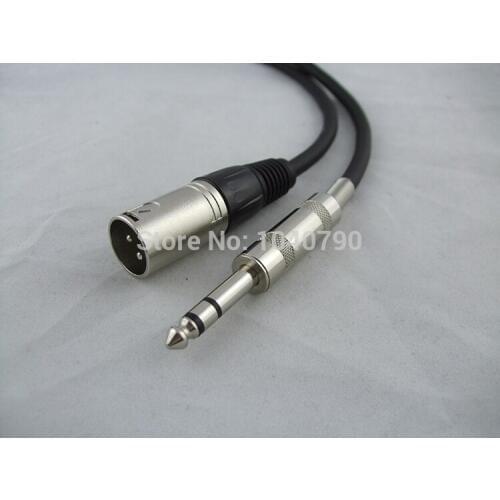 6.3/6.5/6.35 Three core public money Balance the cannon line The microphone cable Tuning decca dragon line 1M 3.2ft