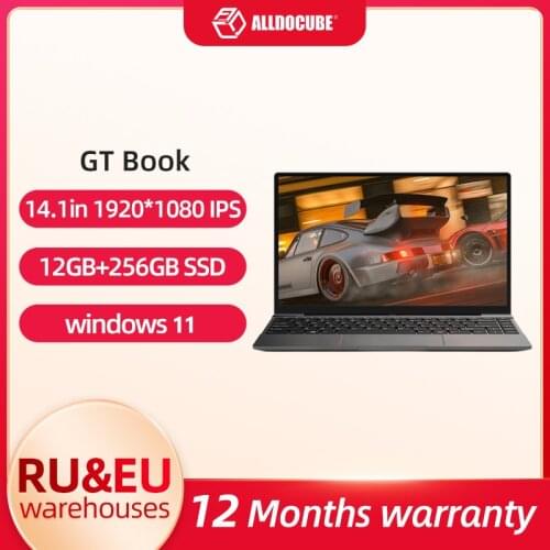 ALLDOCUBE GT Book Intel Celeron N5100 Windows 10 Laptops 12GB LPDDR4 256GB SSD 1920×1080 IPS Notebook Bluetooth 5.1 WiFi6
