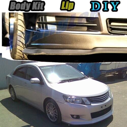 Car Bumper Lip Front Spoiler Skirt Deflector For TOYOTA Allion / Premio T240 T26 2001~2021 Car Modified Body Kit VIP Hella Flush