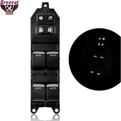 4 Auto Lighted Power Window Switch Passenger Backlight Left Driving With White Light For Toyota Rav4 Camry Corolla Vios