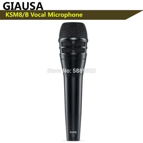 Free shipping, KSM8/N , KSM8/B wired dynamic cardioid professional vocal microphone , KSM8 wired vocal microphone