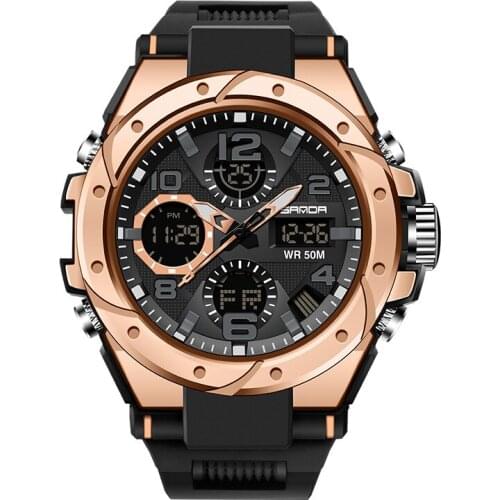Silicone Strap Male Clock Luxury Brand Sport Digital Quartz Watch Men Casual Military Watches Men Waterproof relogio masculino