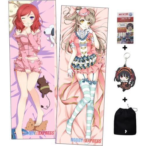 Hobby Express Kotori Minami & Maki Nishikino Dakimakura Japanese Hugging Body Pillow Case ADP66027 ADP66026