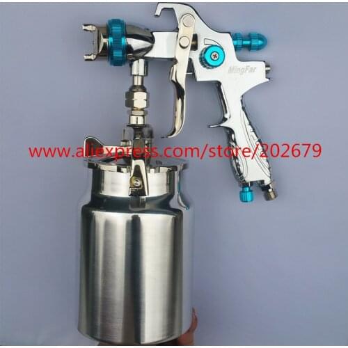 HVLP Spray Gun Wood Painting Furniture Paint Gun M-300S 1.7mm Nozzle Size Injection Paint Gun Suction Air spray Gun SPRAYER