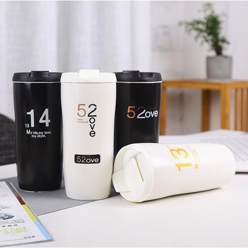 Ceramic Coffee Mugs Porcelain Travel Car Mug Lovers Milk Cups with Lid Office School portable Tumbler