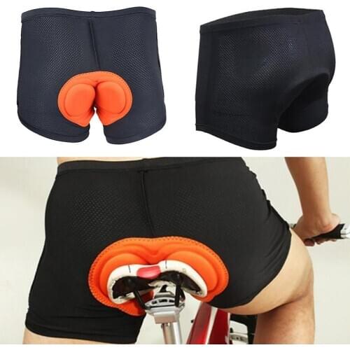 Bike Short Cycling Shorts Unisex Black Bicycle Cycling Comfortable Underwear Sponge Gel 3D Padded Bike Short Pants Size S-XXXL